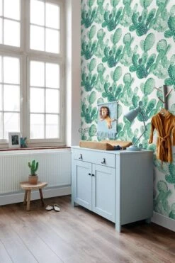 Papier Peint Cactus Peint à L'aquarelle -Komar || Wenko || Amadeus Soldes Magasin 00a0d976df7b465891ec165f9b82c0b0