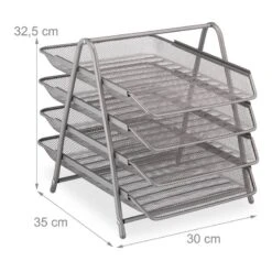 Porte-documents En Métal Avec 4 Niveaux -Komar || Wenko || Amadeus Soldes Magasin 0174a38652784ce8a4a2e8b22a888026