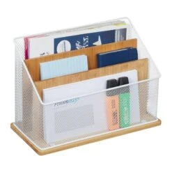 Porte-documents En Bambou Et Métal -Komar || Wenko || Amadeus Soldes Magasin 0289ffc152c4496fbb65e74d5ef8e7ab