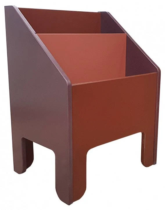 Porte-revues Et Livres Rouge - TONI 1885 3 Porte-revues Et Livres Rouge - TONI 1885