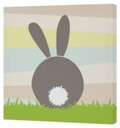 Rabbit Family Toile 27x27 (B) Cm