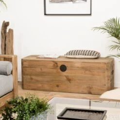 Coffre Rangement En Pin Recyclé -Komar || Wenko || Amadeus Soldes Magasin 065786800e84402b8a7275e193b9c367