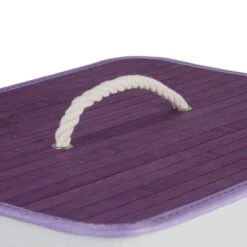 Lot De 2 Paniers à Linge Bambou Violet -Komar || Wenko || Amadeus Soldes Magasin 067187c48b564d5dad7b180bc4b2ed6e