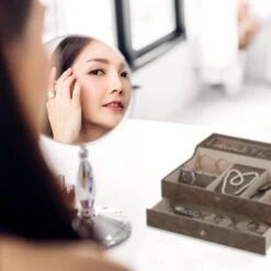 Boîte à Bijoux Aspect Cuir -Komar || Wenko || Amadeus Soldes Magasin 07ace029bcd3416eae4ec58601601b5b