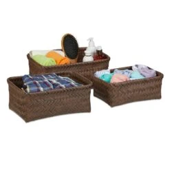 Lot De 3 Paniers De Rangement Tressés -Komar || Wenko || Amadeus Soldes Magasin 08a1a3ddfc1d42c3833e9e5b2b8496c8