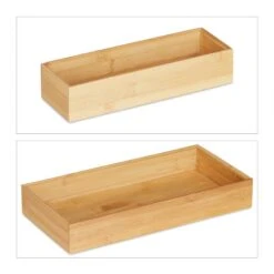 5x Caisse De Rangement Bambou Empilable -Komar || Wenko || Amadeus Soldes Magasin 08db78be930a4b83b425e0847aabfde8