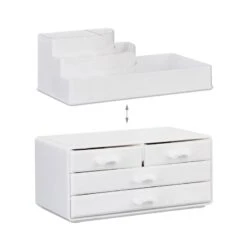 Organiseur De Maquillage 4 Tiroirs -Komar || Wenko || Amadeus Soldes Magasin 0a94dfe0b3ed4db7a166018740946ebe