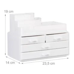 2x Organiseurs De Maquillage 4 Tiroirs -Komar || Wenko || Amadeus Soldes Magasin 0ab753fff6b347168d16152fb94b6a28 1