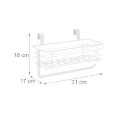 3x Paniers Suspension Avec Porte-rouleau -Komar || Wenko || Amadeus Soldes Magasin 0b533bbb23b14987983afb902502519f 1
