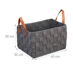 Panier De Rangement Feutre -Komar || Wenko || Amadeus Soldes Magasin 0d681bfbaedc40c1997391c47a7278ab