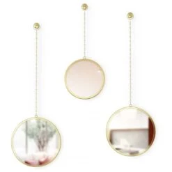 Umbra Miroirs Ronds Suspendus Dima (Lot De 3) -Komar || Wenko || Amadeus Soldes Magasin 0e3772f623ea4b7da50d598639e25a9b