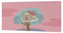 Moon Dream Toile 27x54 Cm