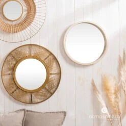 Miroir Rond En Bois -Komar || Wenko || Amadeus Soldes Magasin 0f17e3c9be844055845fa71e9dec1283