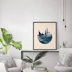 Tableau Déco NY Skyline -Komar || Wenko || Amadeus Soldes Magasin 1000170007 190415 06515600172 MOOD GALLERYIMAGES P000000001000170007 mood