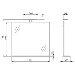 Miroir Mauresa -Komar || Wenko || Amadeus Soldes Magasin 1000180810 190718 10020400016 DETAILS P000000001000180810