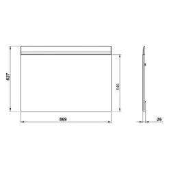 Miroir Adana -Komar || Wenko || Amadeus Soldes Magasin 1000189521 191022 12044400011 SKETCH DETAILS P000000001000189521 sketch
