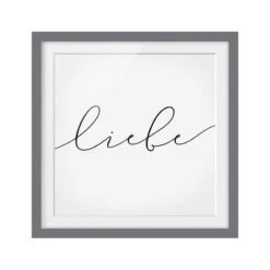 Impression D’art Calligraphie Liebe III