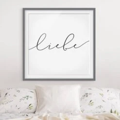 Impression D’art Calligraphie Liebe III -Komar || Wenko || Amadeus Soldes Magasin 1000203039 200211 11320102860 DETAILS P000000001000203039