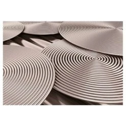 Papier Peint Intissé Copper Spirals