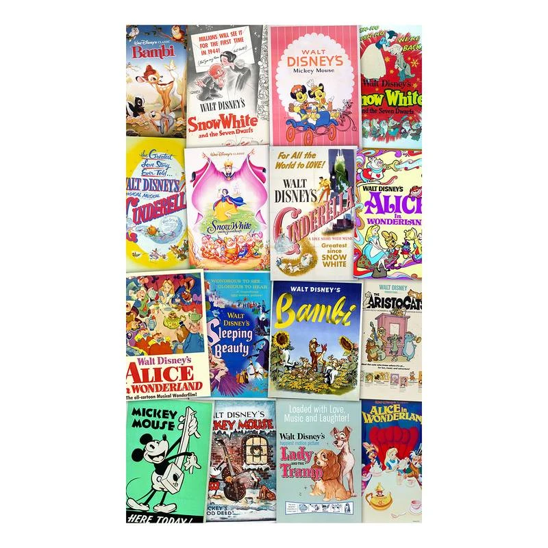 Komar Papier Peint Disney Posters Retro Girls 3 Komar Papier Peint Disney Posters Retro Girls