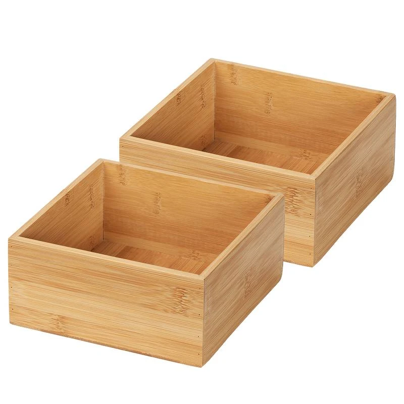 Wenko Boîtes Bambou Terra (lot De 2) 3 Wenko Boîtes Bambou Terra (lot De 2)