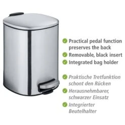 Wenko Poubelle Alassio -Komar || Wenko || Amadeus Soldes Magasin 1000259464 210422 074240001941 ICON DETAILS P000000001000259464 icon seal