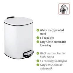 Wenko Poubelle Alassio -Komar || Wenko || Amadeus Soldes Magasin 1000259475 210422 074245001962 ICON DETAILS P000000001000259475 icon seal