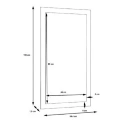 Miroir Egan -Komar || Wenko || Amadeus Soldes Magasin 1000270222 210609 06154200081 SKETCH DETAILS P000000001000270222 sketch