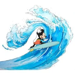 Komar Papier Peint Intissé Mickey Surfing