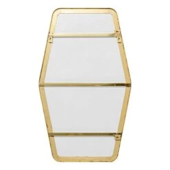 Miroir Shape Hexagon Brass -Komar || Wenko || Amadeus Soldes Magasin 1000277600 210707 09541000491 DETAILS P000000001000277600