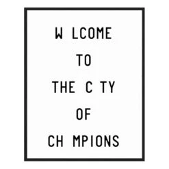 Tableau Déco City Of Champions