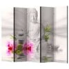 Paravent Buddha And Orchids