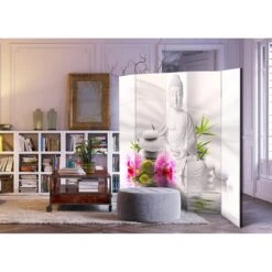 Paravent Buddha And Orchids -Komar || Wenko || Amadeus Soldes Magasin 1000291896 210923 11293200867 MOOD DETAILS P000000001000291896 mood