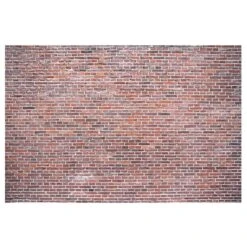 Papier Peint Intissé Mur Briques Rouges