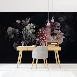 Papier Peint Intissé Fleurs Dans L’ombre -Komar || Wenko || Amadeus Soldes Magasin 1000293682 210920 07593401366 MOOD DETAILS P000000001000293682 mood