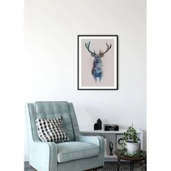 Komar Tableau Déco Animals Forest Deer -Komar || Wenko || Amadeus Soldes Magasin 1000297737 211005 11155800526 MOOD DETAILS P000000001000297737 mood