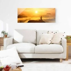 Tableau En Verre Yoga Meditation -Komar || Wenko || Amadeus Soldes Magasin 1000300524 211022 143705000115 MOOD DETAILS P000000001000300524 mood