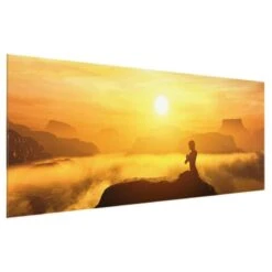 Tableau En Verre Yoga Meditation -Komar || Wenko || Amadeus Soldes Magasin 1000300524 211022 143706000146 DETAILS P000000001000300524