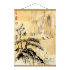 Tableau Déco Montagnes Japonaises