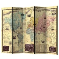 Paravent Nouvelle Carte Du Monde