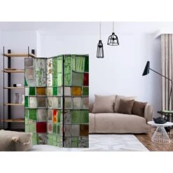 Paravent Emerald Stained Glass -Komar || Wenko || Amadeus Soldes Magasin 1000308461 211118 15282300805 MOOD DETAILS P000000001000308461 mood