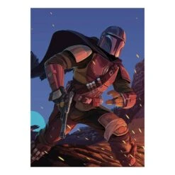 Komar Tableau Déco Mandalorian Ambush