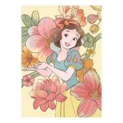 Komar Tableau Déco Snow White Flowers