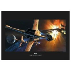 Komar Tableau Déco Star Wars Endor Orbit War