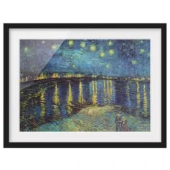 Tableau Déco Nuit étoilée Sur Le Rhône