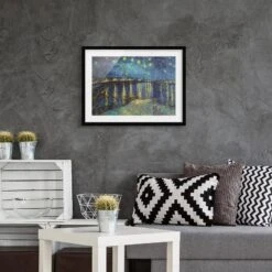 Tableau Déco Nuit étoilée Sur Le Rhône -Komar || Wenko || Amadeus Soldes Magasin 1000326233 220119 08233100392 MOOD DETAILS P000000001000326233 mood