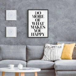 Tableau Do More Of What Makes You Happy -Komar || Wenko || Amadeus Soldes Magasin 1000326310 220119 08234500700 MOOD DETAILS P000000001000326310 mood