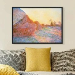 Tableau Claude Monet, Les Meules V -Komar || Wenko || Amadeus Soldes Magasin 1000326346 220119 08235100840 MOOD DETAILS P000000001000326346 mood