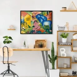 Tableau Déco Franz Marc, Le Rêve -Komar || Wenko || Amadeus Soldes Magasin 1000326363 220119 08235400910 MOOD DETAILS P000000001000326363 mood