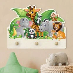 Patère Enfants Animaux De La Jungle -Komar || Wenko || Amadeus Soldes Magasin 1000328982 220214 022 MOOD DETAILS P000000001000328982 mood